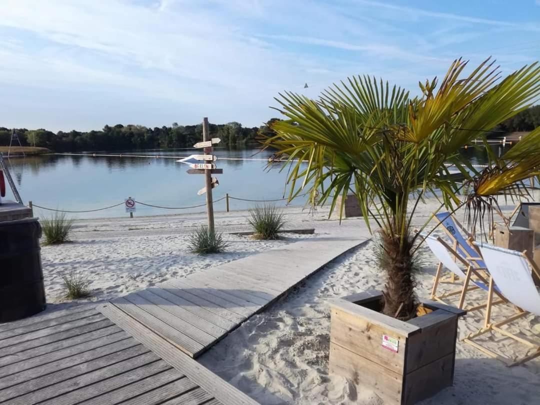 Neu! Ferienhaus Sonnenschein Am Badesee Aurich Esterno foto